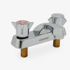 Mezcladora para lavamanos, metal, promos tri, VIKINGO