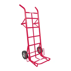 Diablo de carga de 300 kg, ruedas sólidas, doble balero